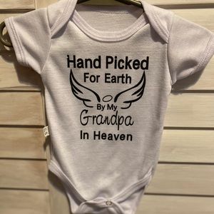 Hand picked by grandpa onesie